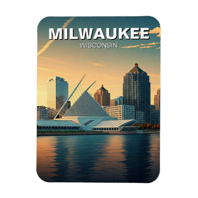 Imán Museo de Arte de Milwaukee (Vertical)