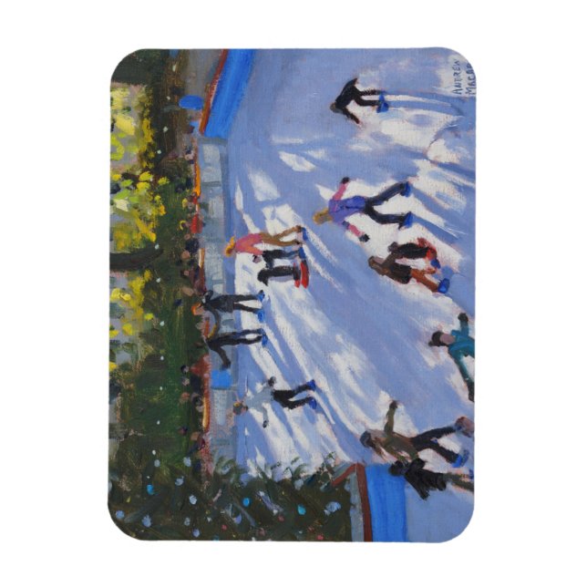 Imán Museo de Historia Natural del Patinaje Hielo 2014 (Vertical)