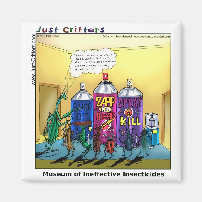 Imán Museo de Insecticidas Ineficaces (Frente)