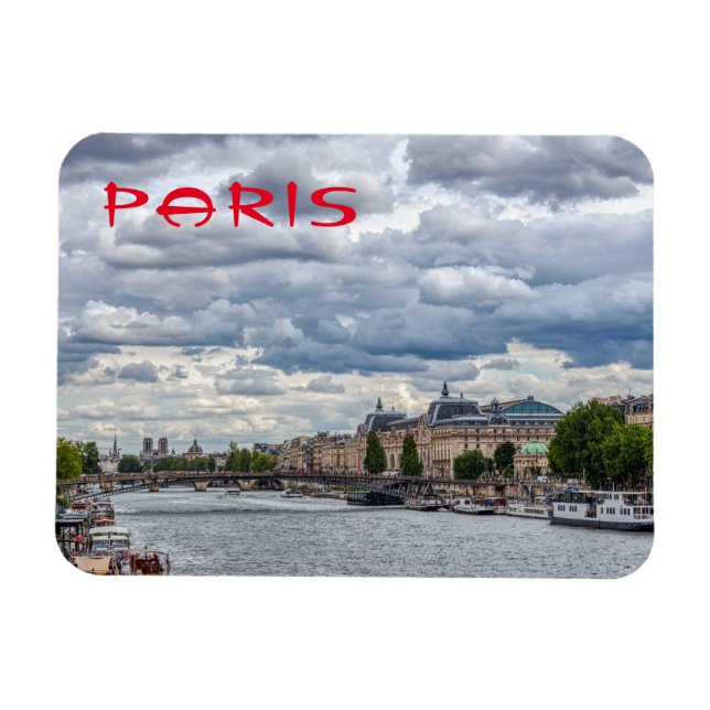 Imán Museo de Orsay y río Sena - París, Francia (Horizontal)
