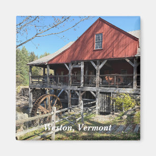 Imán Museo del Antiguo Molino en Weston, VT