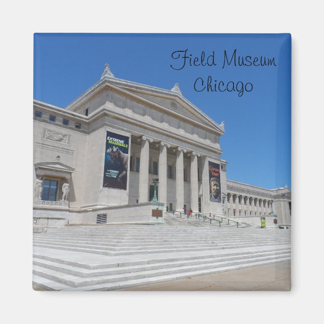 Imán Museo del Campo de Chicago (Frente)
