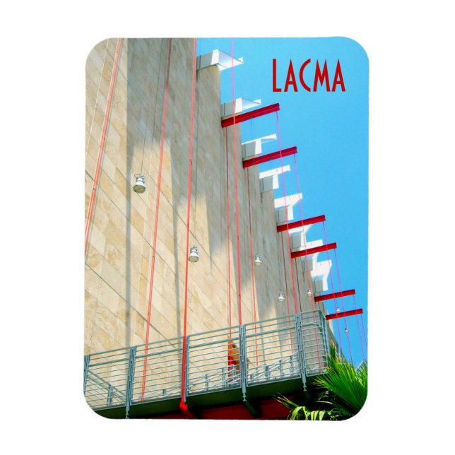 Imán Museo LACMA Los Angeles Fotografía de Arte Moderno (Vertical)