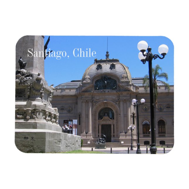 Imán Museo Nacional de Bellas Artes, Santiago, Chile (Horizontal)