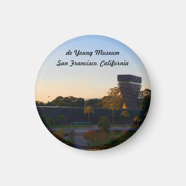 Imán Museo San Francisco de Young #3 Magnet (Frente)