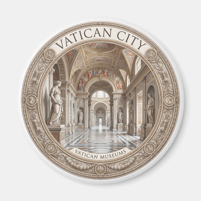 Imán Museos Vaticanos (Frente)
