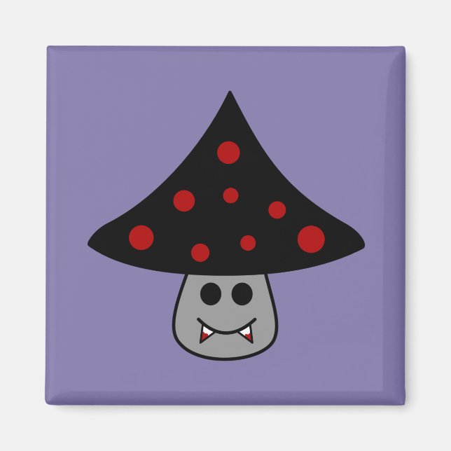 Imán Mushroom Vampire Magnet (Frente)