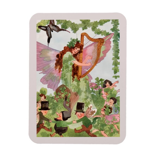 Imán Music Faerie Playing Music (Vertical)