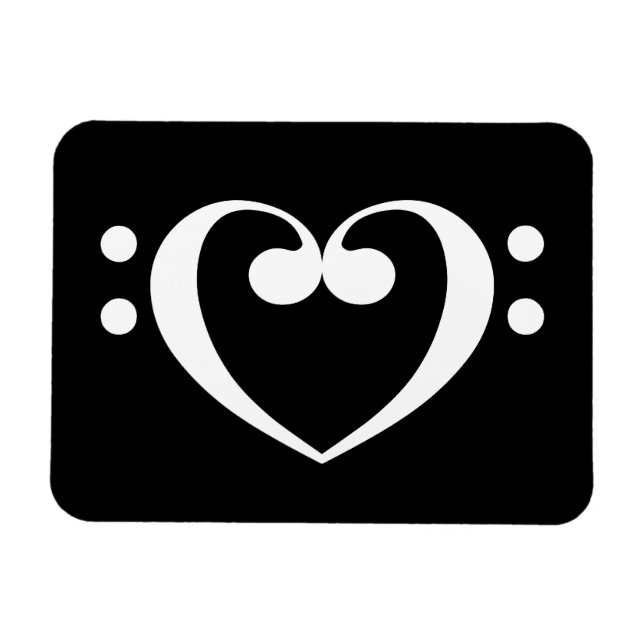 Imán Music Heart Magnet (Horizontal)