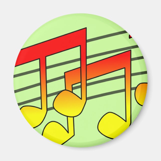 Imán Music Notes (Frente)