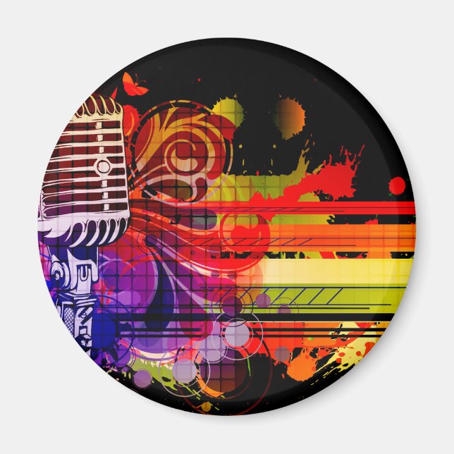 Imán Música abstracta (Frente)