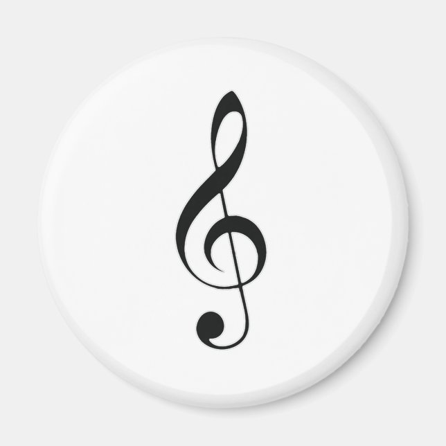 Imán música de corazón (Frente)