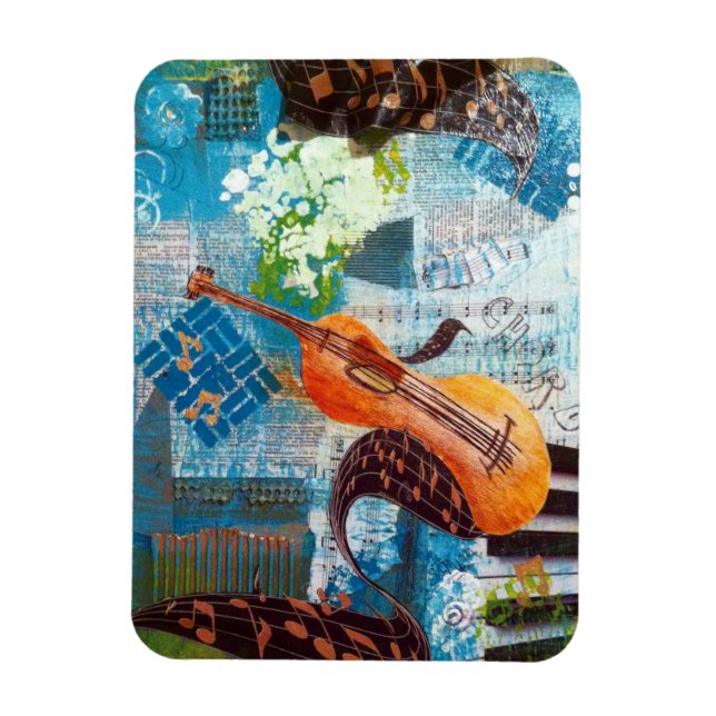 Imán Música de guitarra (Vertical)