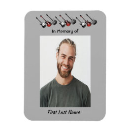 Imán Música de guitarra conmemorativa Keepsake