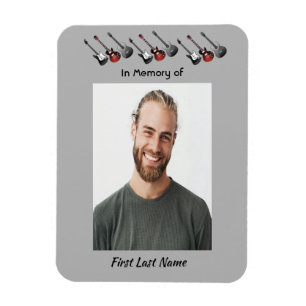 Imán Música de guitarra conmemorativa Keepsake