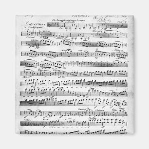 Imán Música de hoja para la apertura al "Egmont"