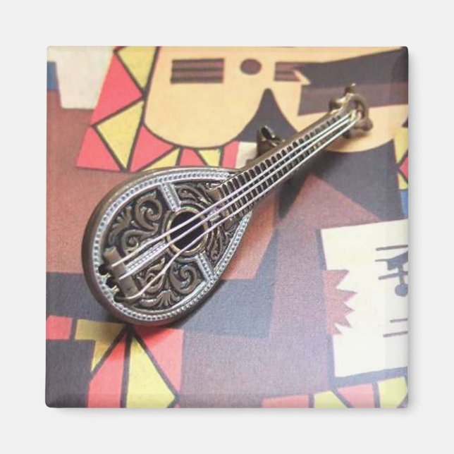 Imán "Música de Mandolin" (Frente)