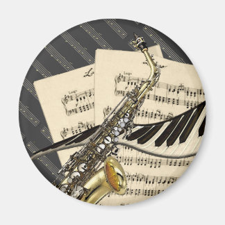 Imán Música de saxofón y piano