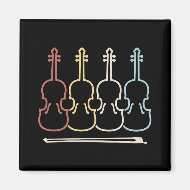 Imán Música de violín (Frente)