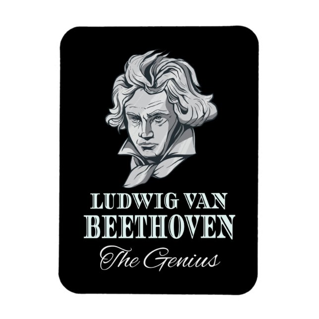 Imán Música - Ludwig Van Beethoven El genio (Vertical)