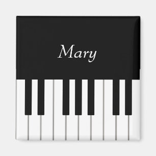 Imán Música personalizada del teclado de piano clásic