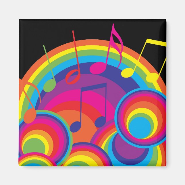 Imán Música retro (Frente)