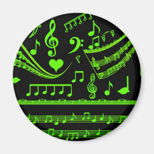Imán Música y yo, en verde_