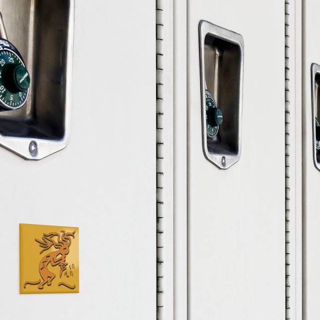 Imán Músico bailarín de Kokopelli Merry Maker (In situ (casillero))