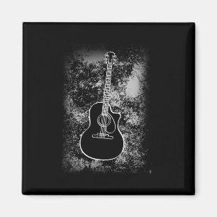 Imán Músico de rock gráfico de guitarra Grunge Jazz