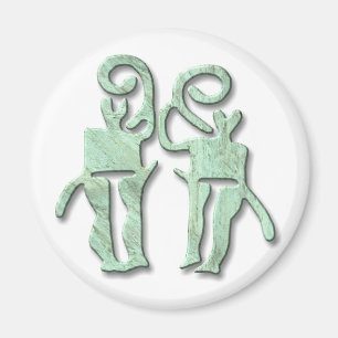 Imán Músicos de cobre