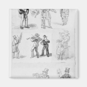 Imán Músicos de la calle de Londres