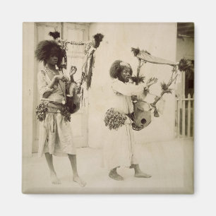Imán Músicos de Nubian (foto de la sepia)