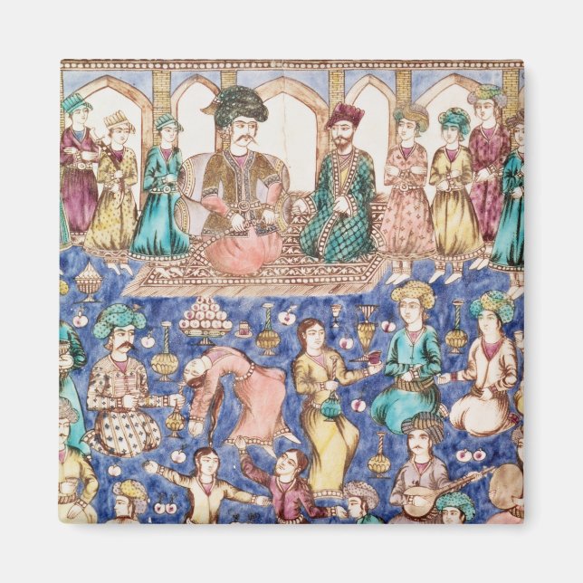 Imán Músicos y bailarines (Frente)