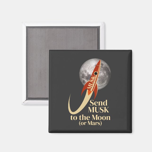 Imán Musk Magnet (Anverso/Reverso)