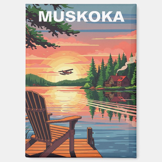 Imán Muskoka Ontario Canadá (Anverso)