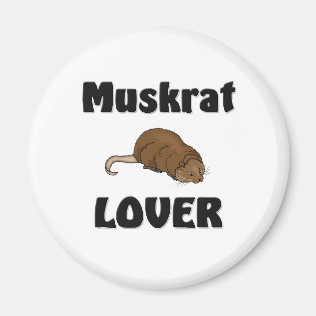 Imán Muskrat Lover (Frente)