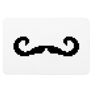 Imán Mustache de manillar para píxeles de 8 bits