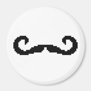 Imán Mustache de manillar para píxeles de 8 bits