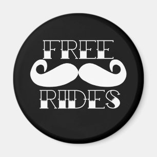 Imán Mustache Rides gratis