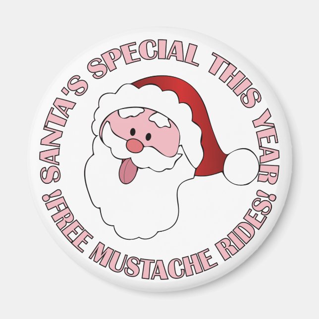 Imán Mustache Rides Magnet (Frente)