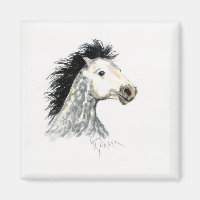 Mustang Horse Magnet