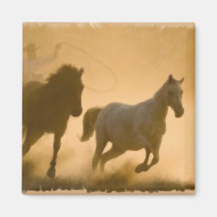 Imán Mustang Roundup