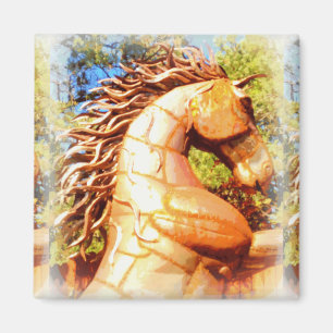 Imán mustang stallion