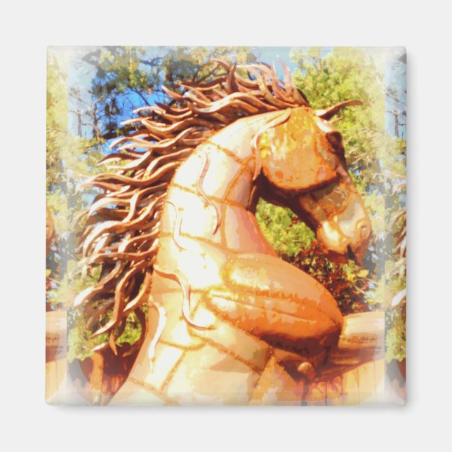 Imán mustang stallion (Frente)