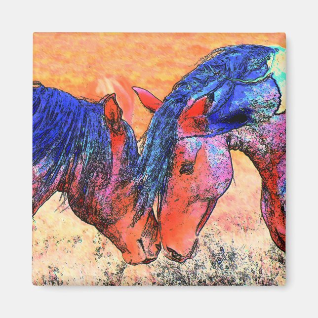 Imán Mustangs (Frente)