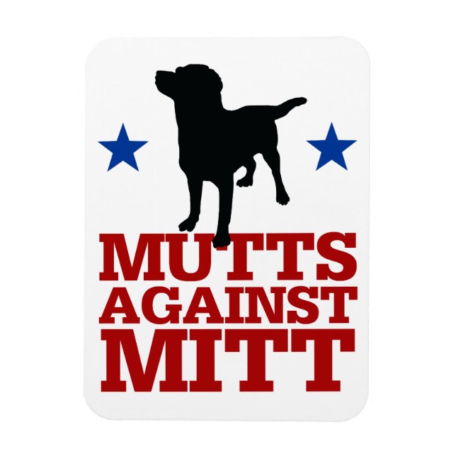 Imán Mutts contra Mitt (Vertical)