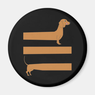 Imán Muy largo Dachshund divertido