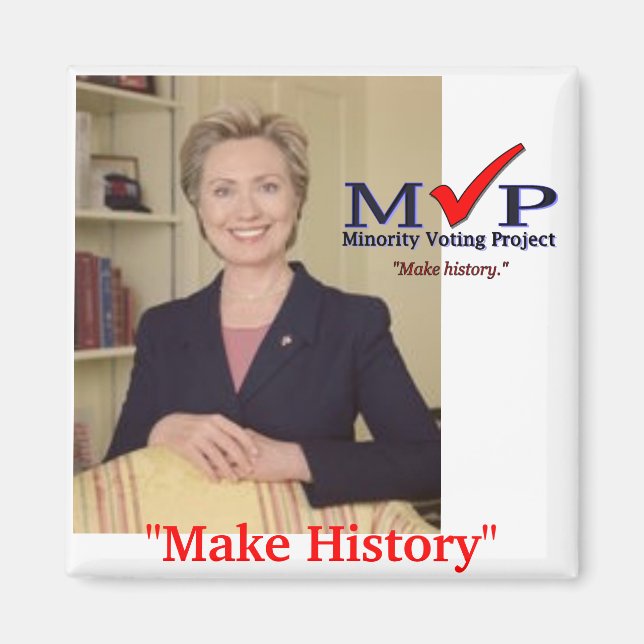 Imán MVP Hillary Clinton (Frente)