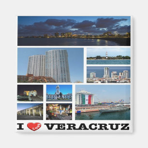 Imán MX - México - Veracruz - Me encanta - Collage