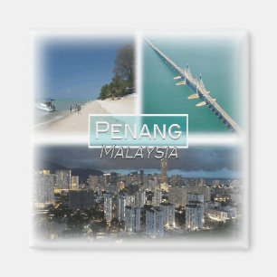 Imán MY0027 Asia, Malasia, Penang, nevera